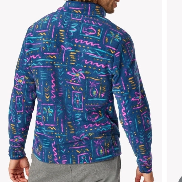 Chubbies BoomShakalaka Men's 1/4 Zip Fleece Pullover Jacket Sweater Size Small - Picture 9 of 9